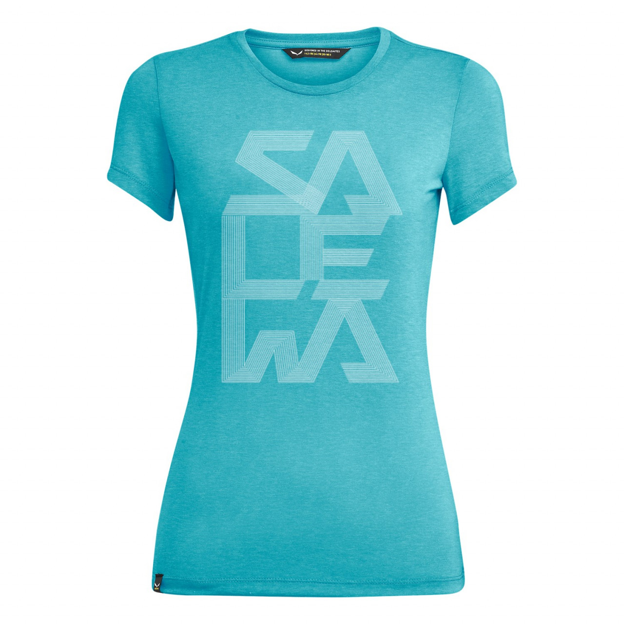 T-Shirts Salewa Print Dry Mulher Azuis 576NYTBEI